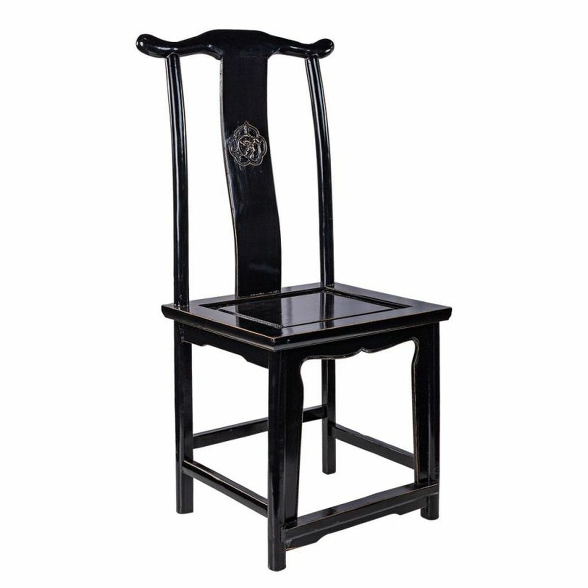 Chaise De Salle À Manger Alexandra House Living Noir 42 X 119 X 49 Cm