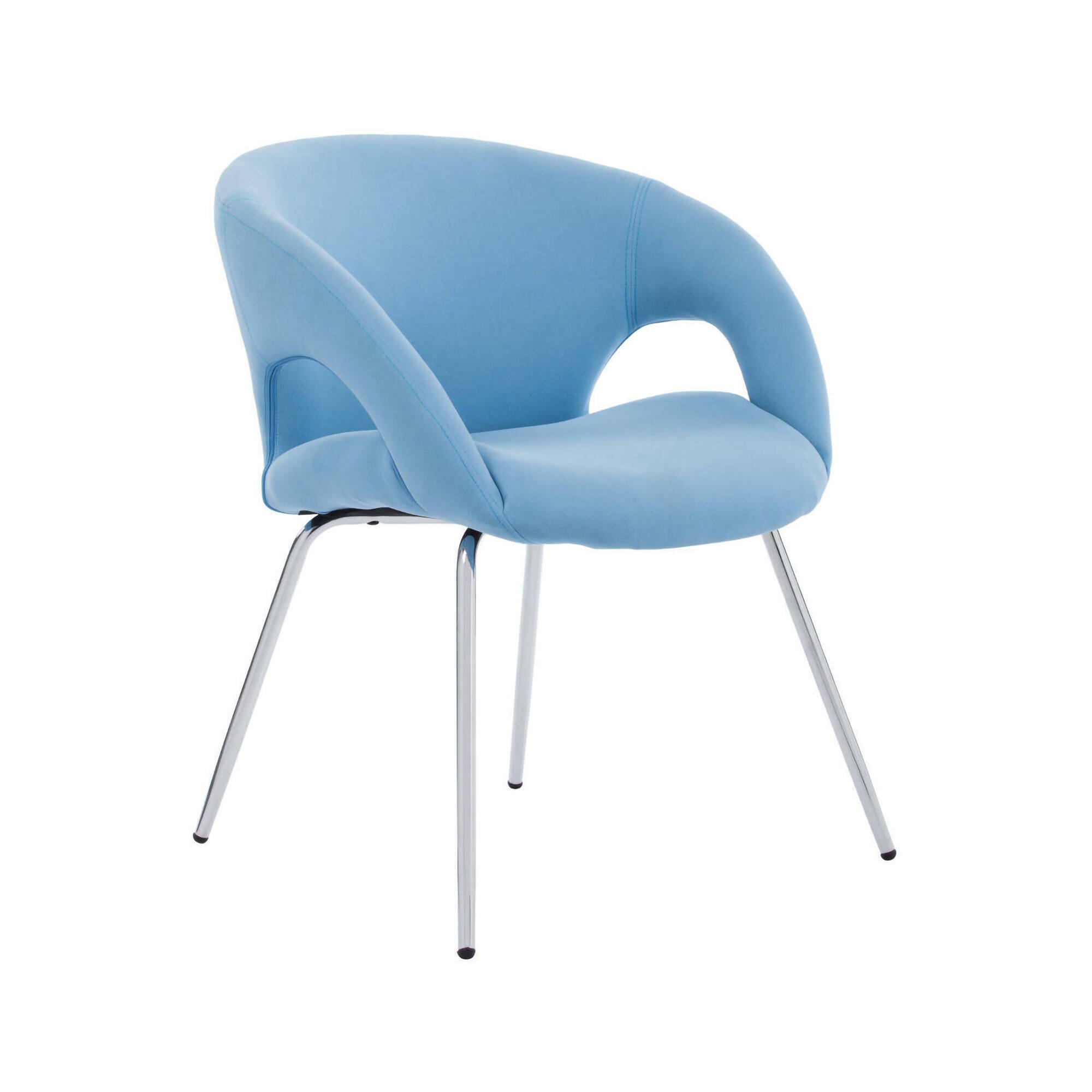 Chaise De Bureau,bleu Ciel,57.5x59h72 Cm