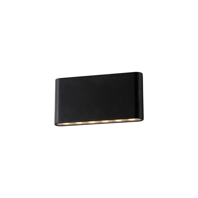 Applique Murale Rectangulaire Led 13w 4000k Gris Anthracite Ip54