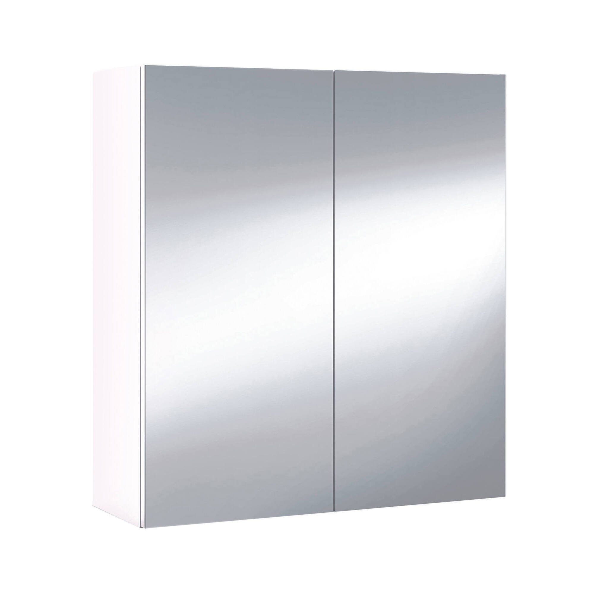 Armoire Murale Effet Bois Blanc Brillant 74x21 Cm