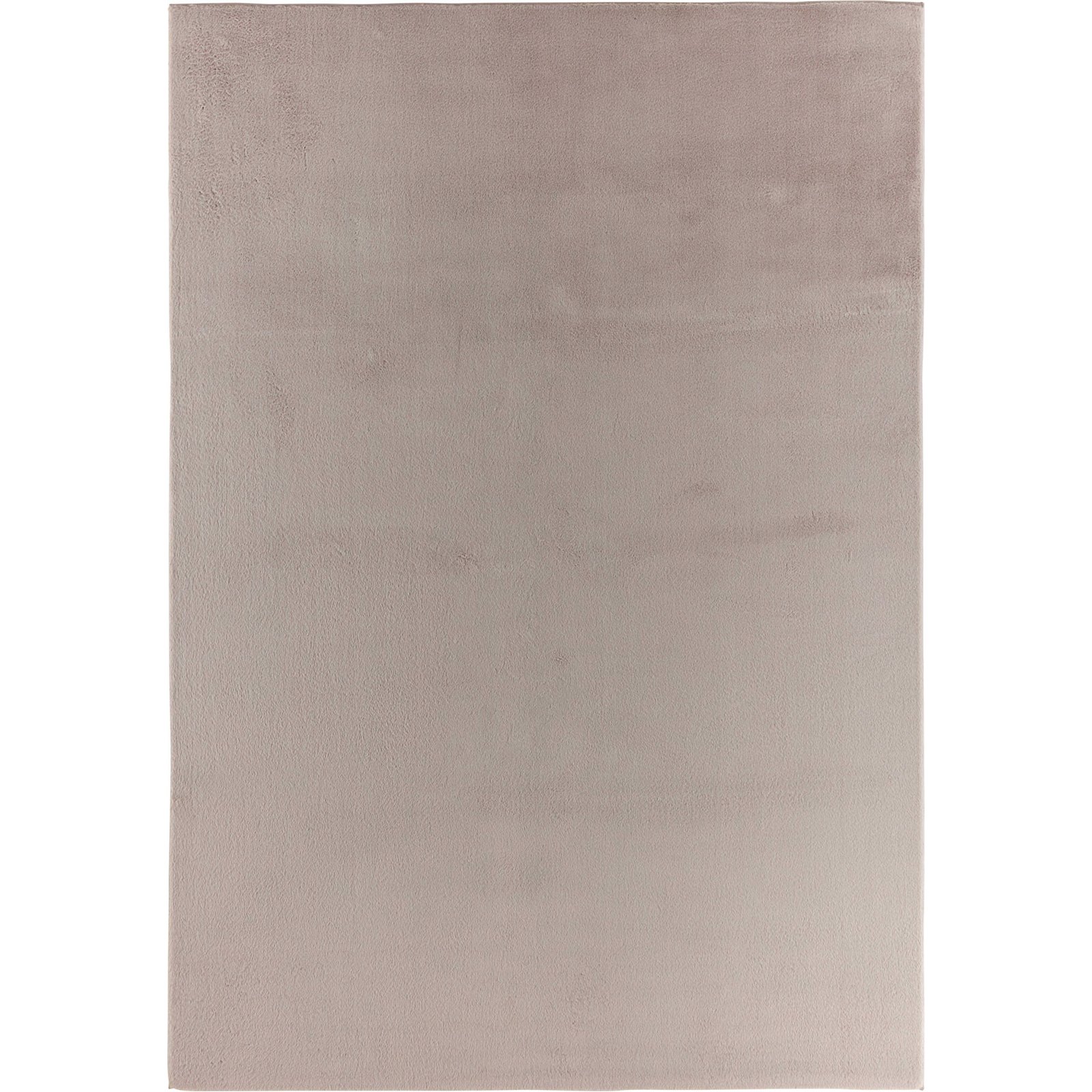 Tapis Gris Uni Doux Antidérapant Lavable En Machine - 160 X 230 Cm
