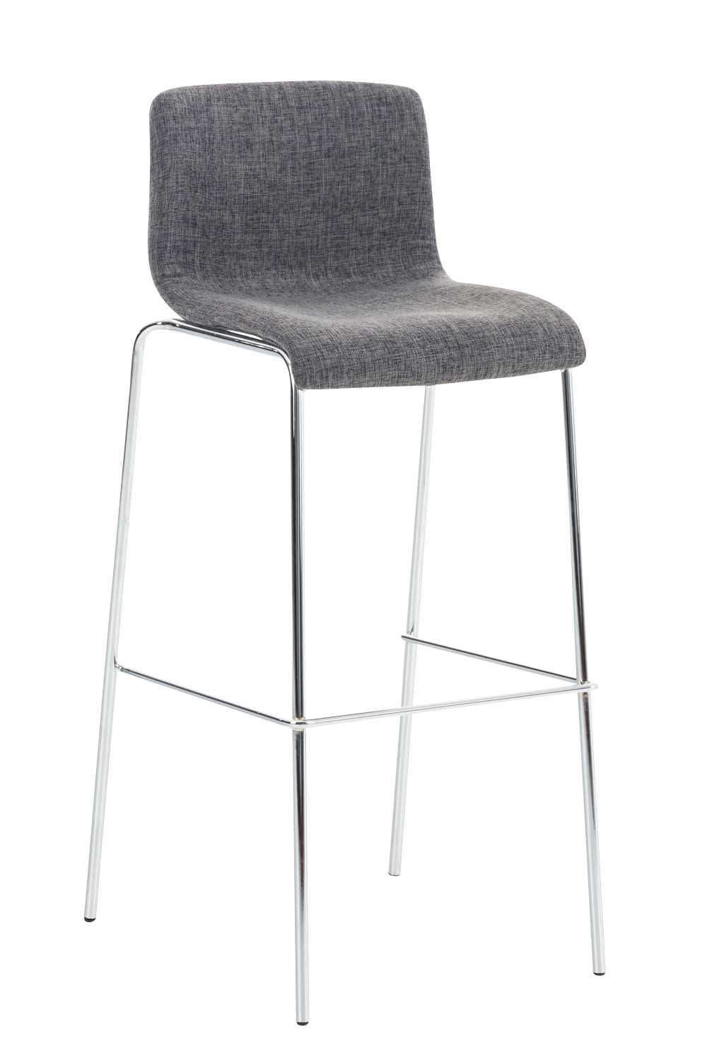 Tabouret De Bar Classique X1 Avec Repose-pieds Et Quatre Pieds Stable En Métal Assise 10_0004950