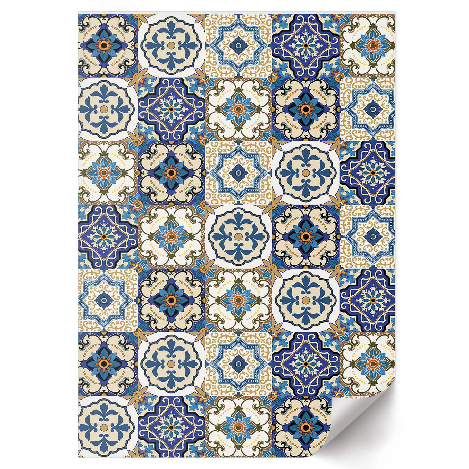 Tapis Vinyl Élégant Jaune Pour Chambre D'enfant 60x90 Cm