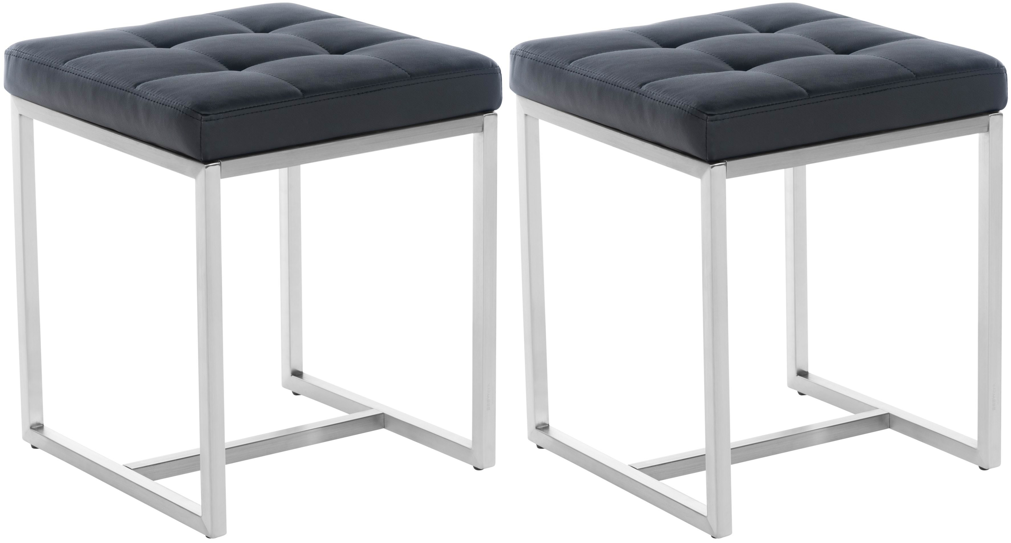Lot De 2 Tabourets Barci Noir