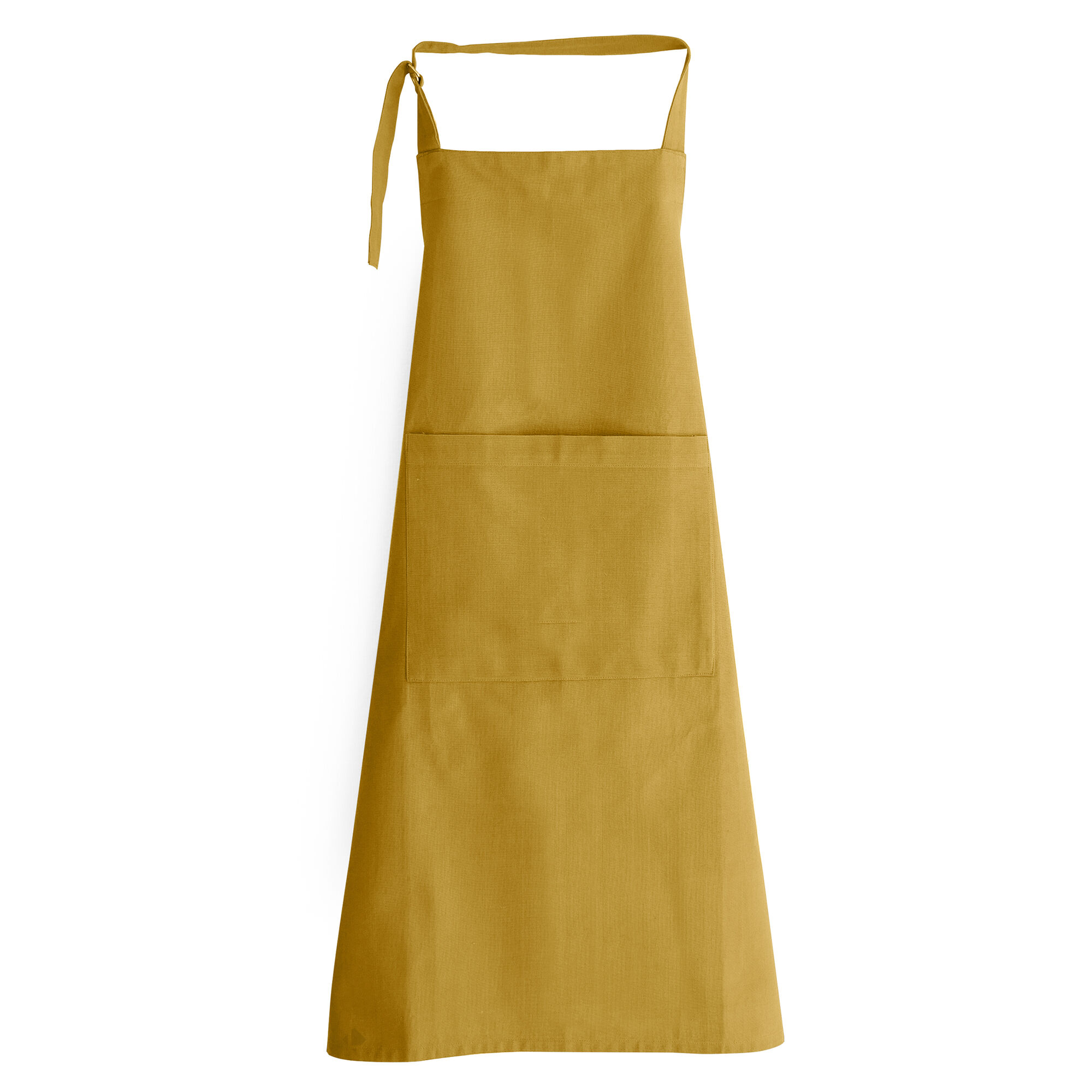 Tablier De Cuisine Coton 70x90cm Collection Yuco Jaune Curry
