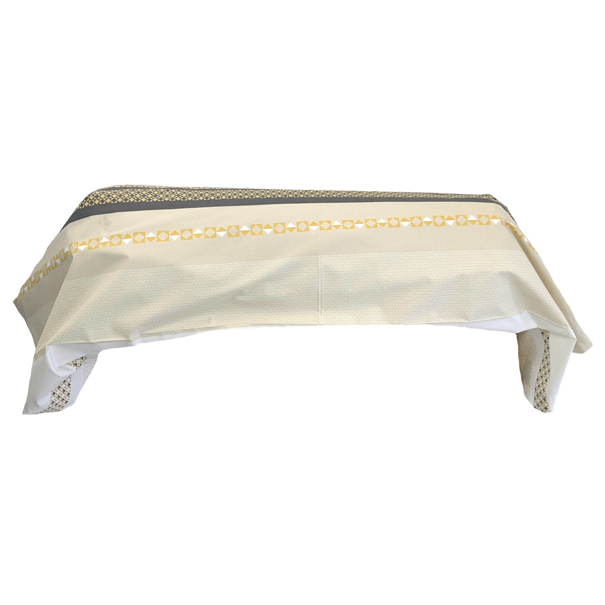Taie De Traversin 140x43 Cm Percale Coton Marlow Miel