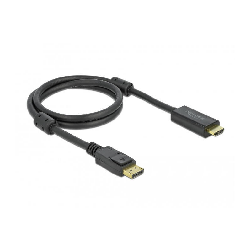 Cable Delock Displayport Actif 1.2 Vers Hdmi 4k 60 Hz 1 M