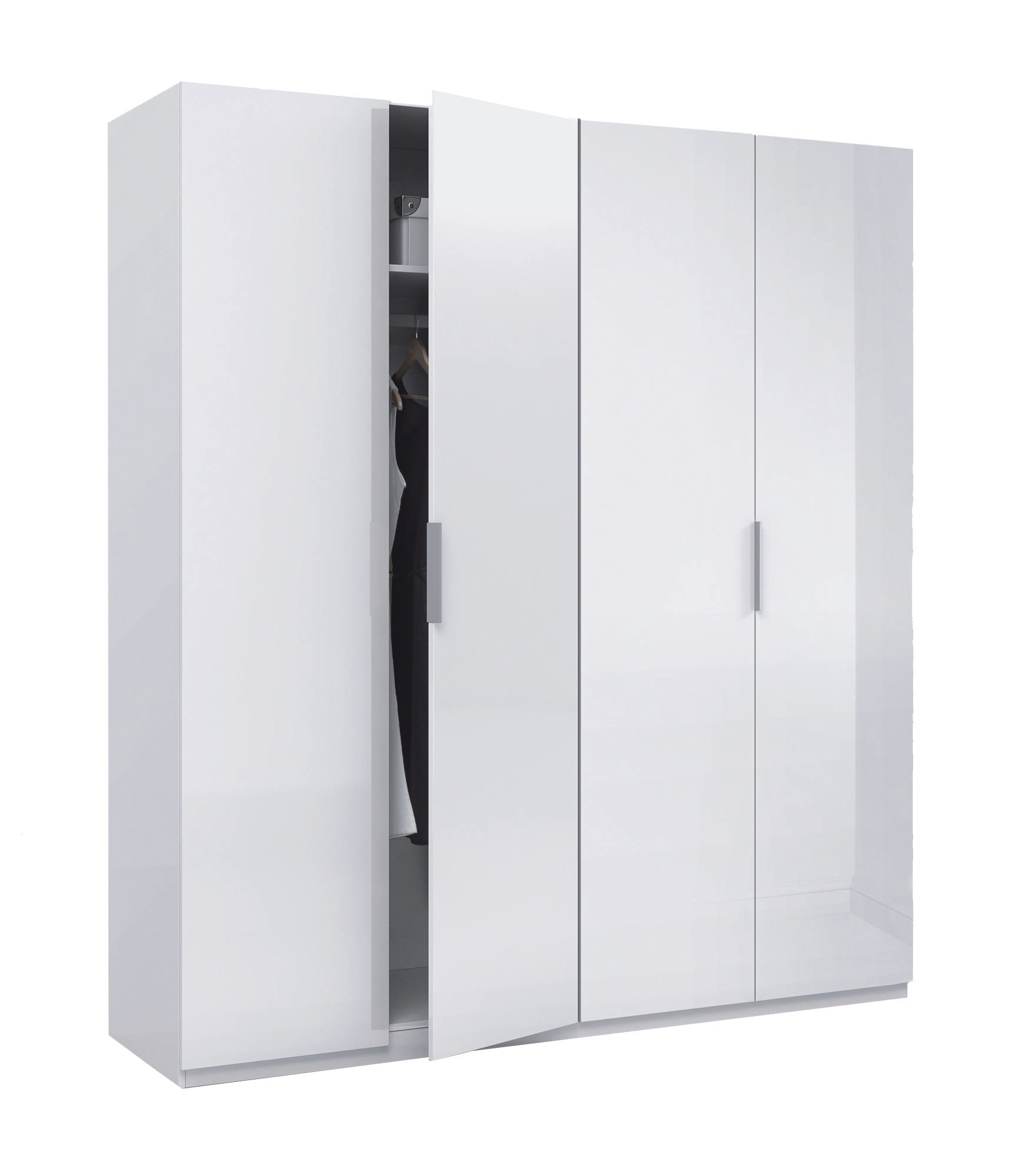 Armoire Effet Bois Blanc 180x52cm