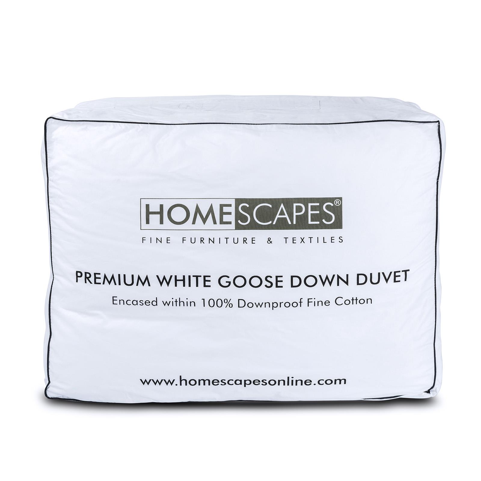Homescapes Couette Été Premium En Duvet D'oie 4.5 Tog, 155 X 220 Cm