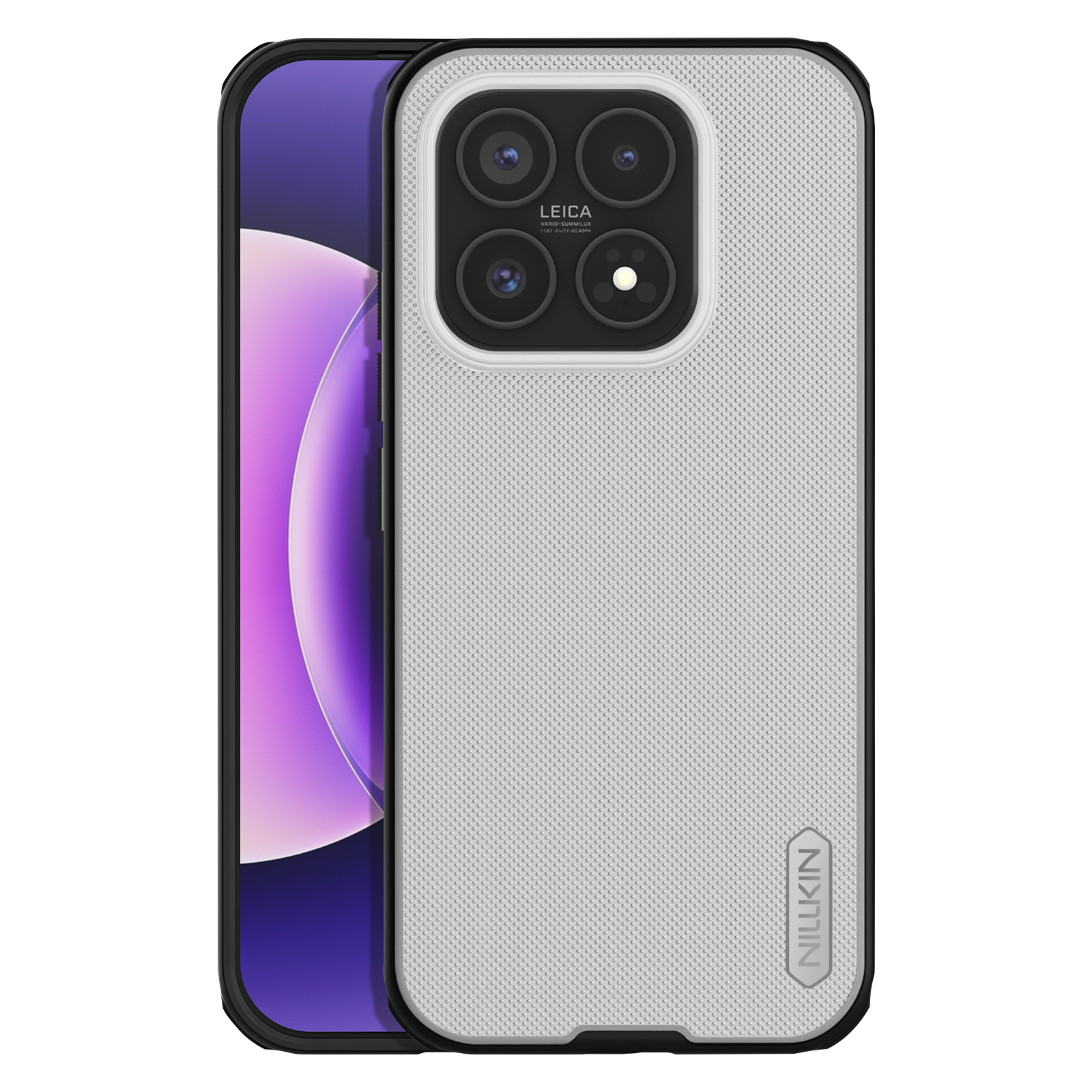 Coque Pour Xiaomi 17 Finition Texturée Modèle Super Frosted Shield Pro Blanc / Noir Nillkin