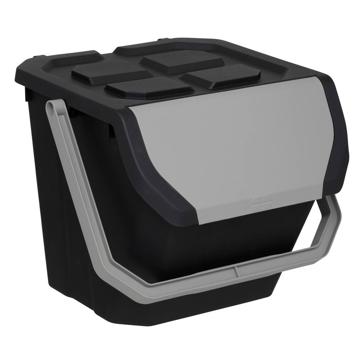 Poubelle De Tri 24l En Plastique Noir - 5five