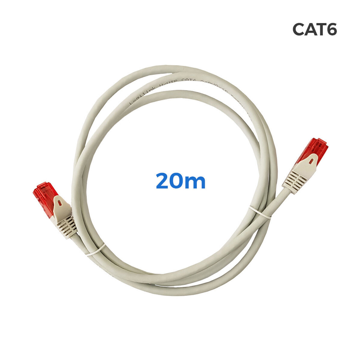 Câble Réseau Rigide Utp 6ème Catégorie Edm Gris