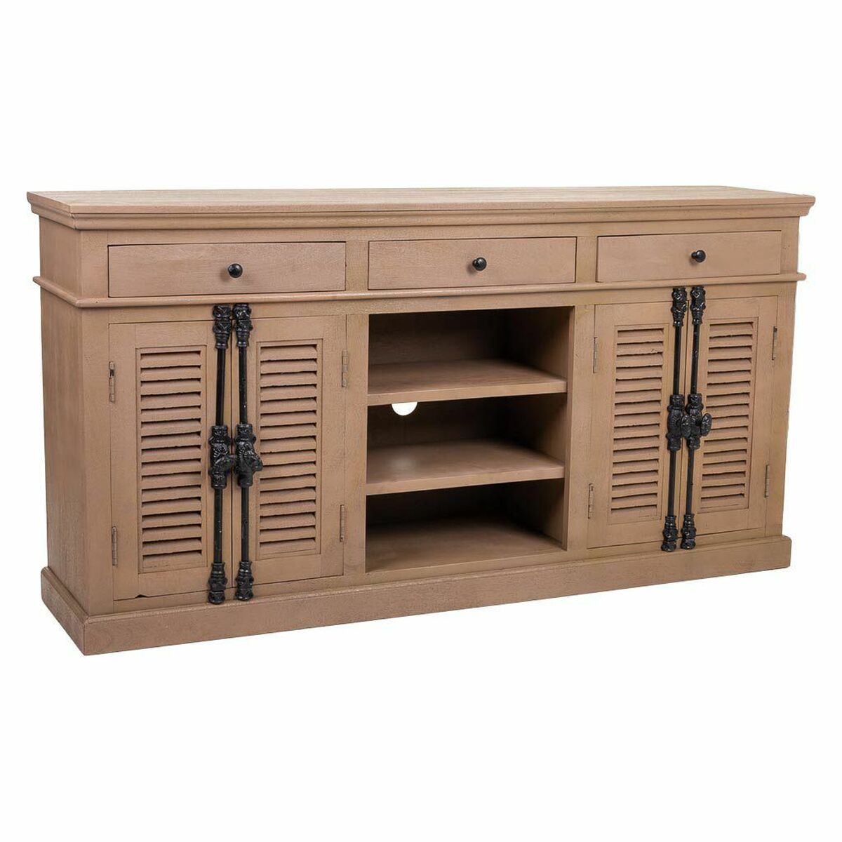Buffet Alexandra House Living Fer Bois De Manguier 40 X 89 X 173 Cm
