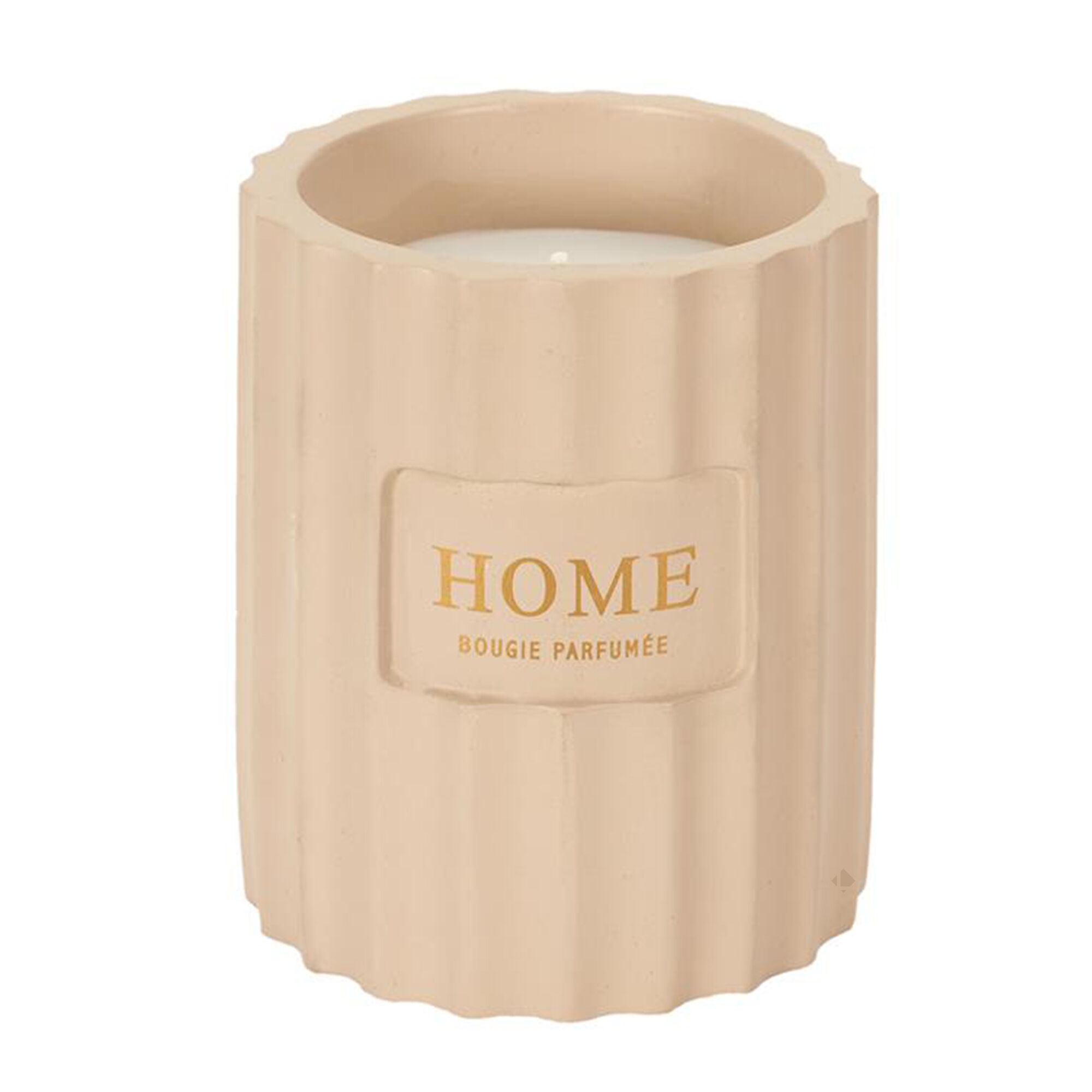 Bougie Parfumée Ciment Senteur Framboise Rose