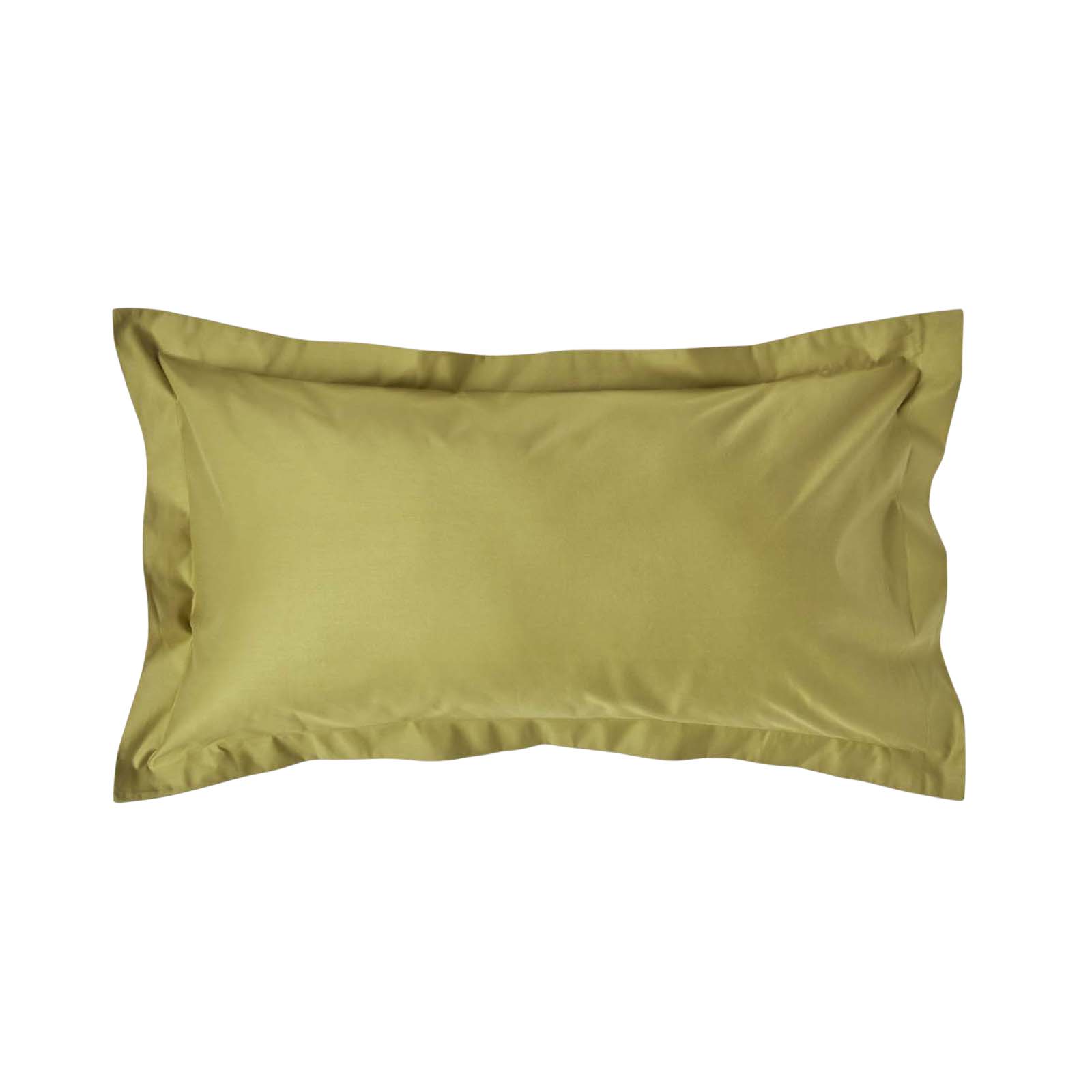 Taie D'oreiller À Volants Premium 50x90cm Vert Coton Égyptien 1000tc Homescapes