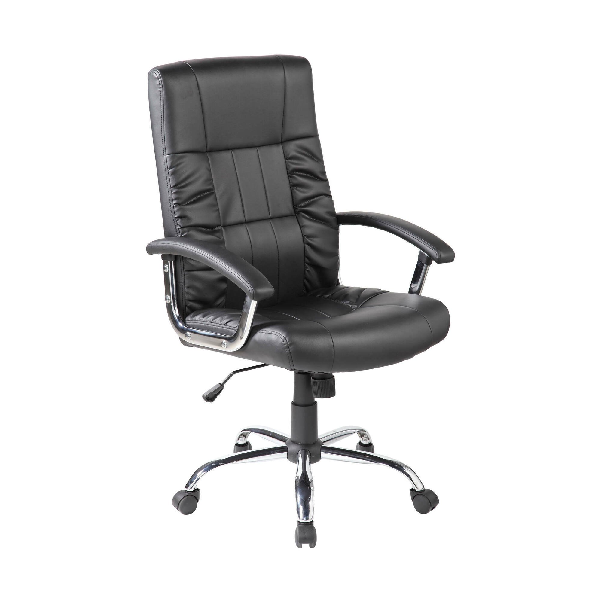 Chaise De Bureau,noir,68.5x63.5h116 Cm