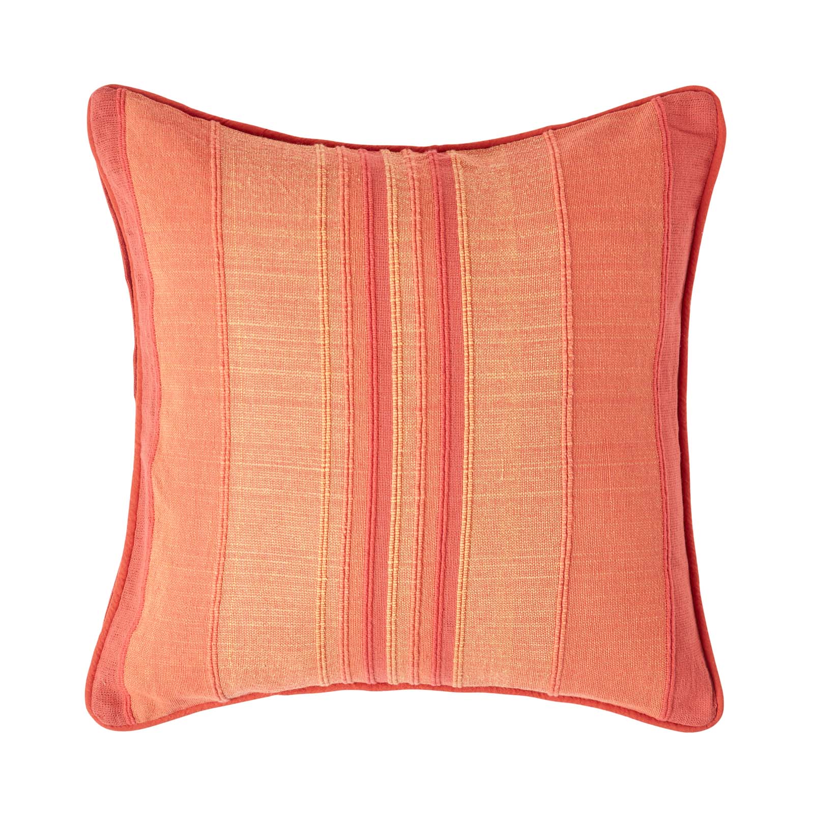 Housse De Coussin À Rayures Morocco Orange, 60x60cm - Homescapes