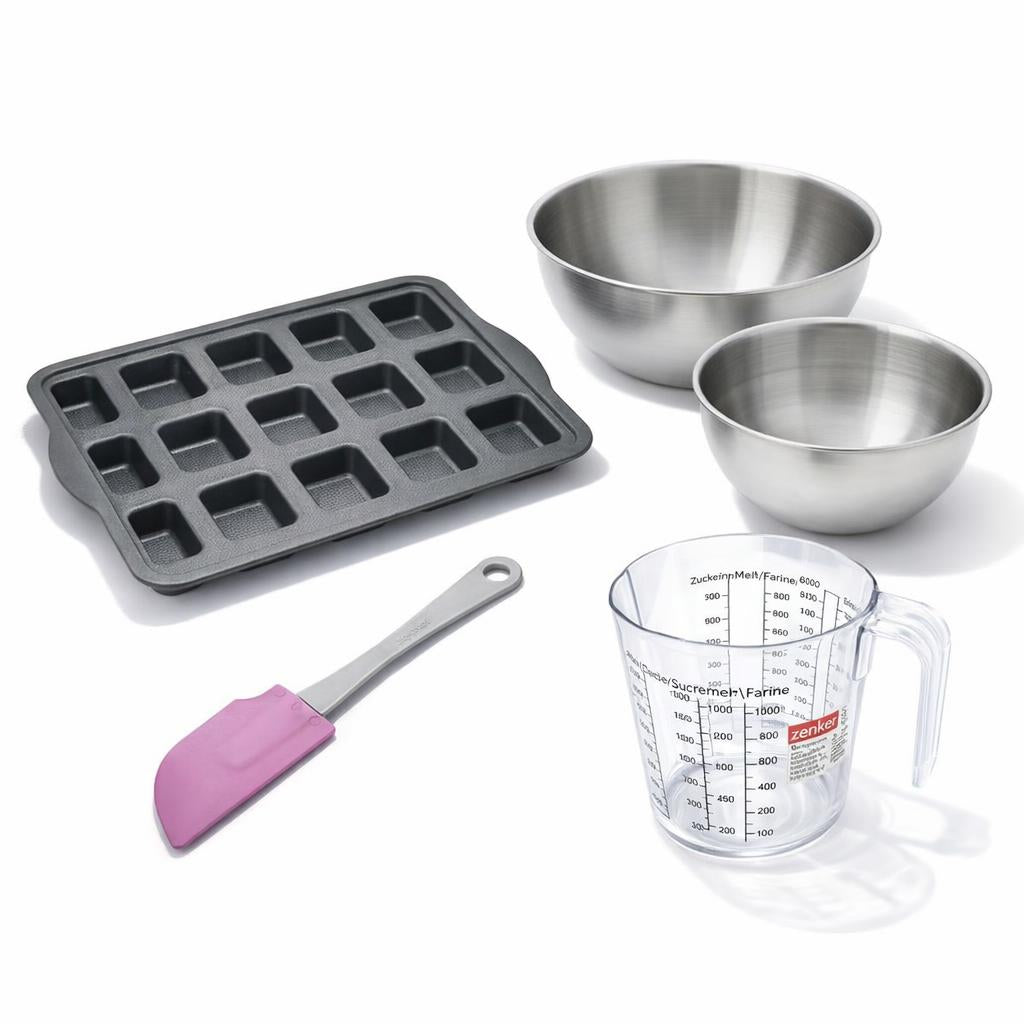 Set De 5 Ustensiles De Pâtisserie Moule Silicone Fibre De Verre