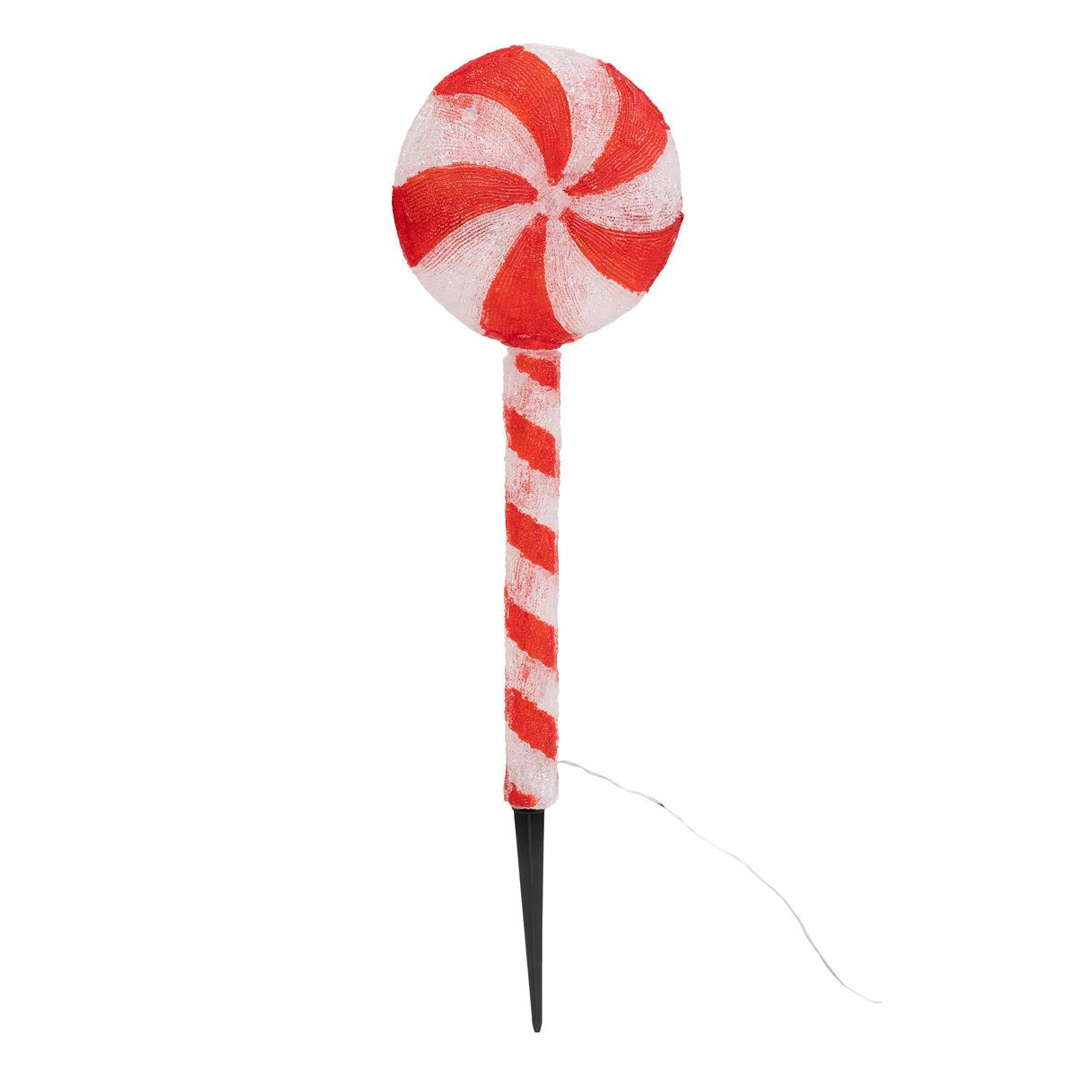 Forme Acrylique Extérieure Sucre D'orge Solaire 30 Le H.65cm - Feeric Lights & Christmas