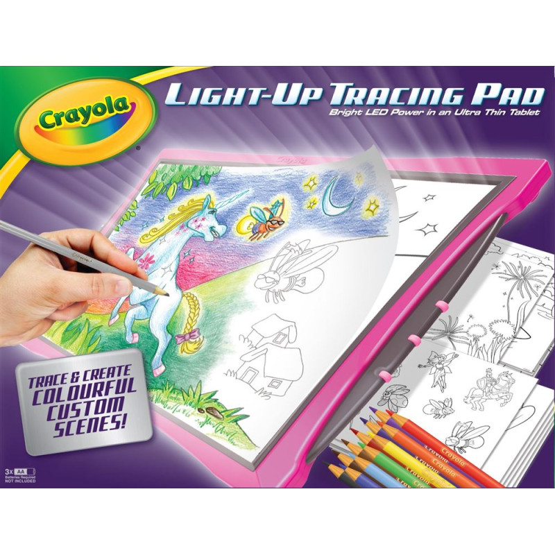 Jeu Créatif Crayola Tablette De Dessins Lumineuse Rose