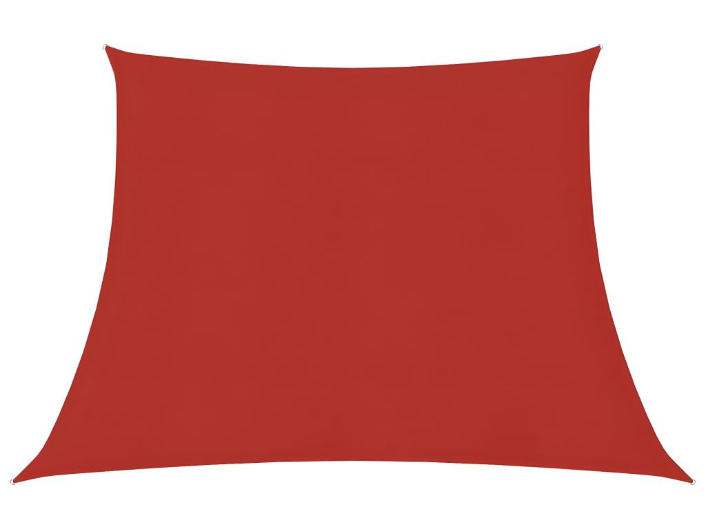 Voile Toile D'ombrage Parasol 160 G/m² 3/4 X 2 M Pehd Rouge 02_0009264