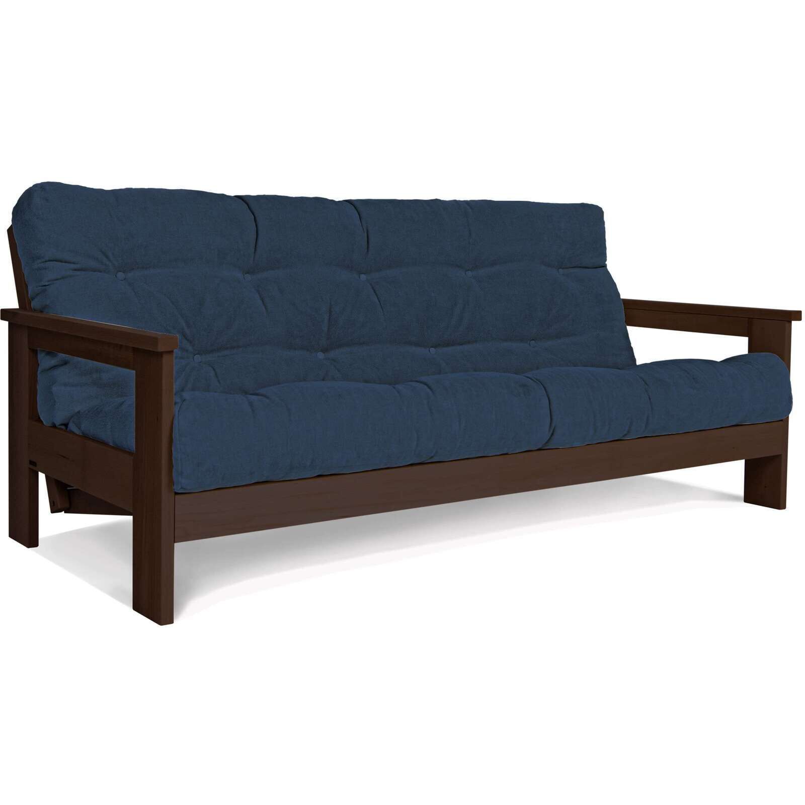 Canapé Lit Mexico - 145 X 200 Cm - Bois Clair Et Beige