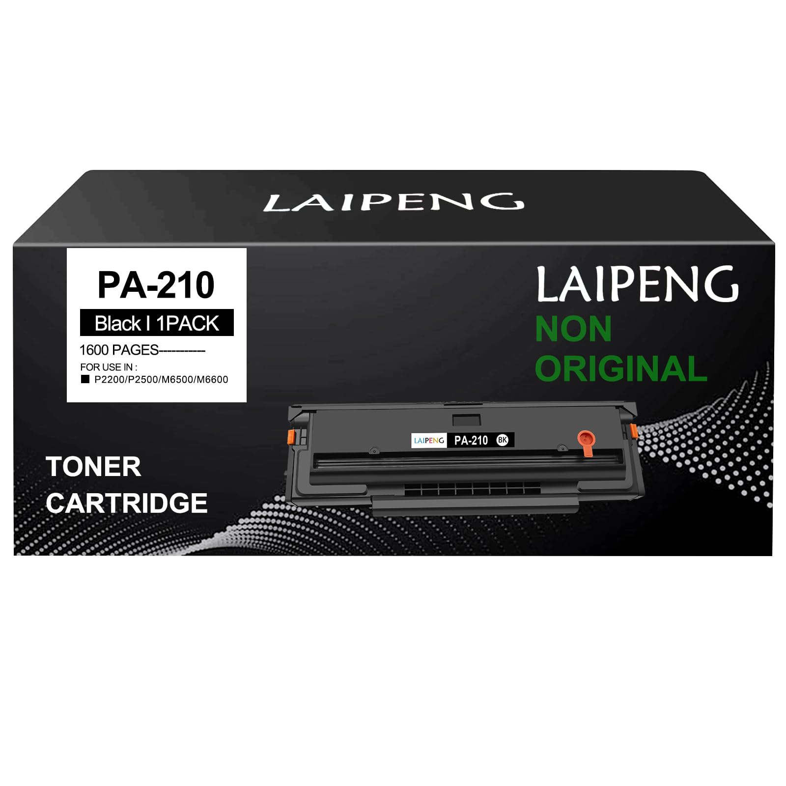 Toner Compatible Pa-210 Pa210 1 600 Pages Noir