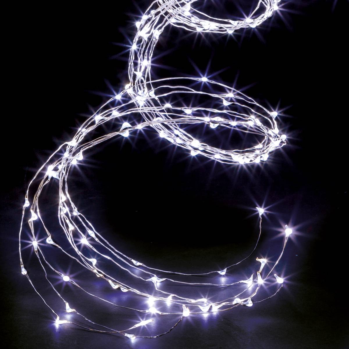 Cascade Lumineuse Copper 200 Led 1 M Extérieur Blanc Froid - Feeric Lights & Christmas