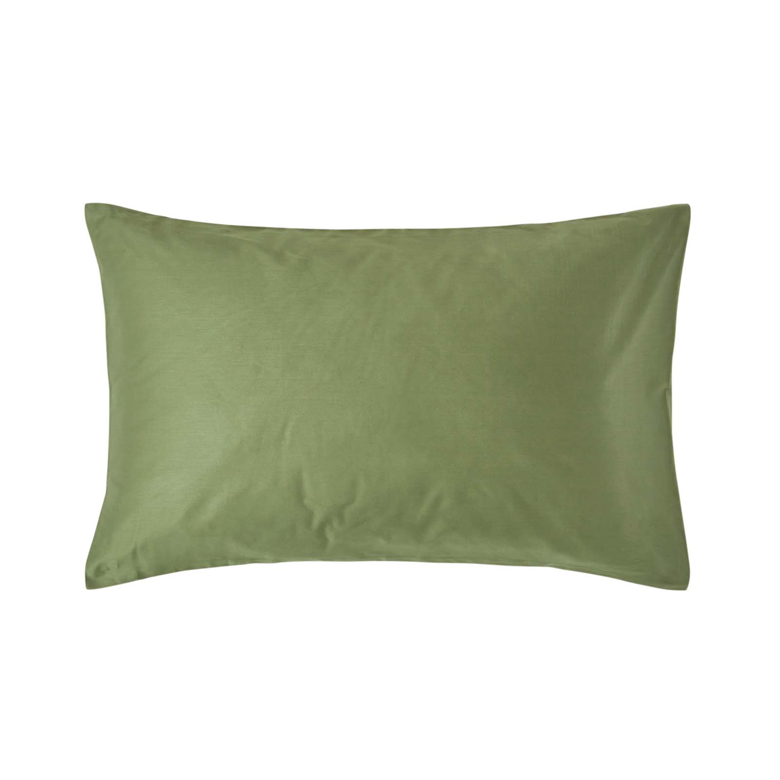 Taie D'oreiller Bio 50x75cm Vert Mousse Coton Égyptien Homescapes
