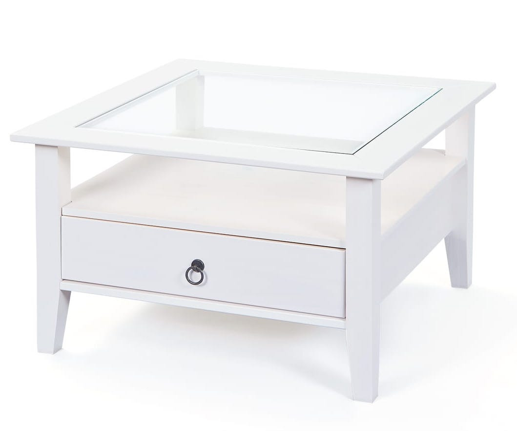 Table Basse Provence 1 Blanc Bois Massif
