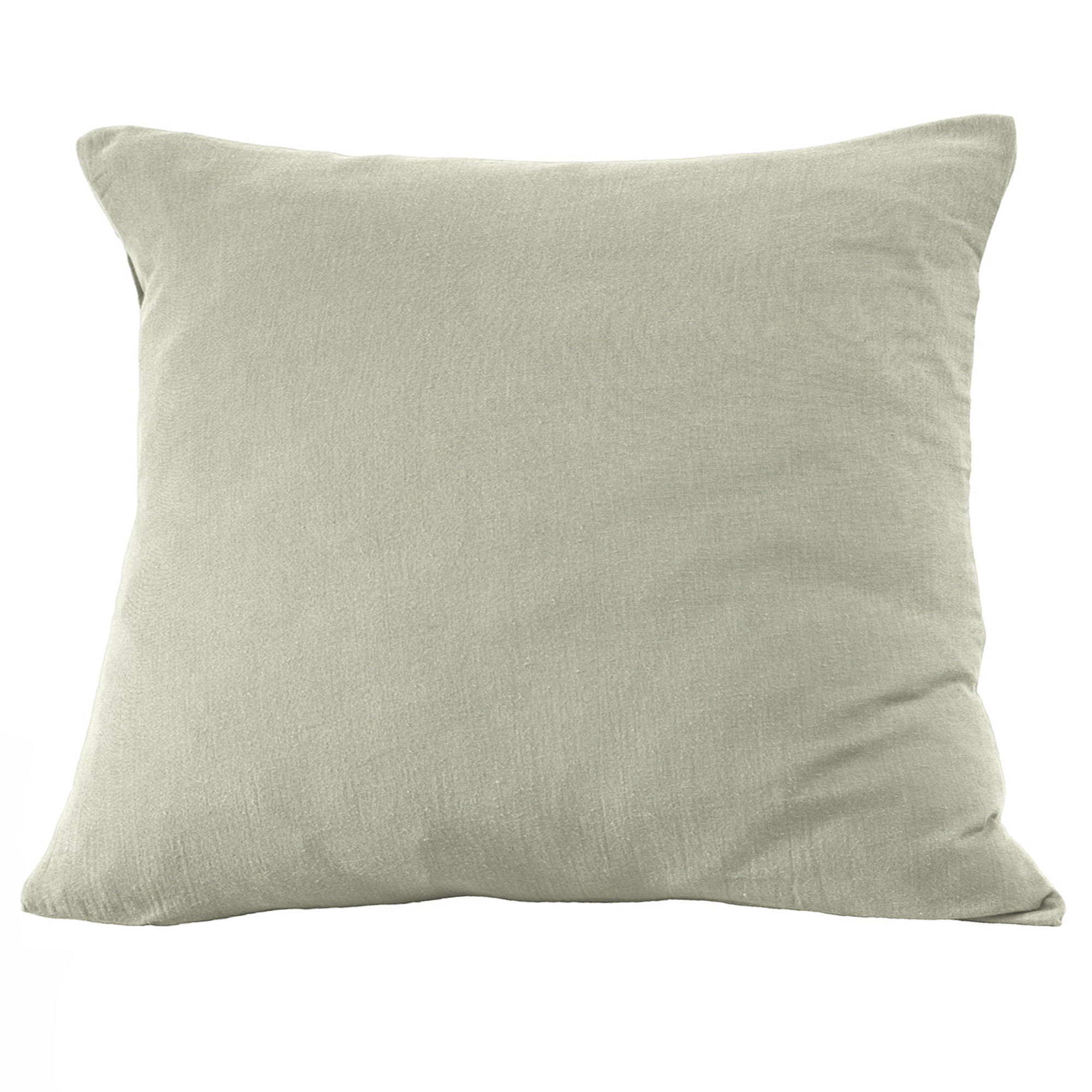 Taie D'oreiller 60x60 Cm Gaze De Coton Vert D'eau
