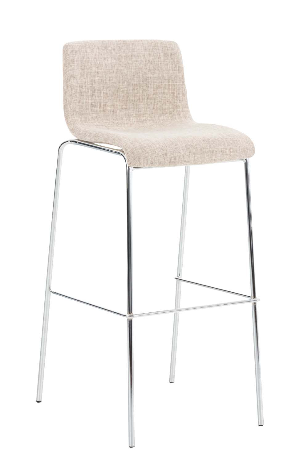 Tabouret De Bar Classique X1 Avec Repose-pieds Et Quatre Pieds Stable En Métal Assise 10_0004948