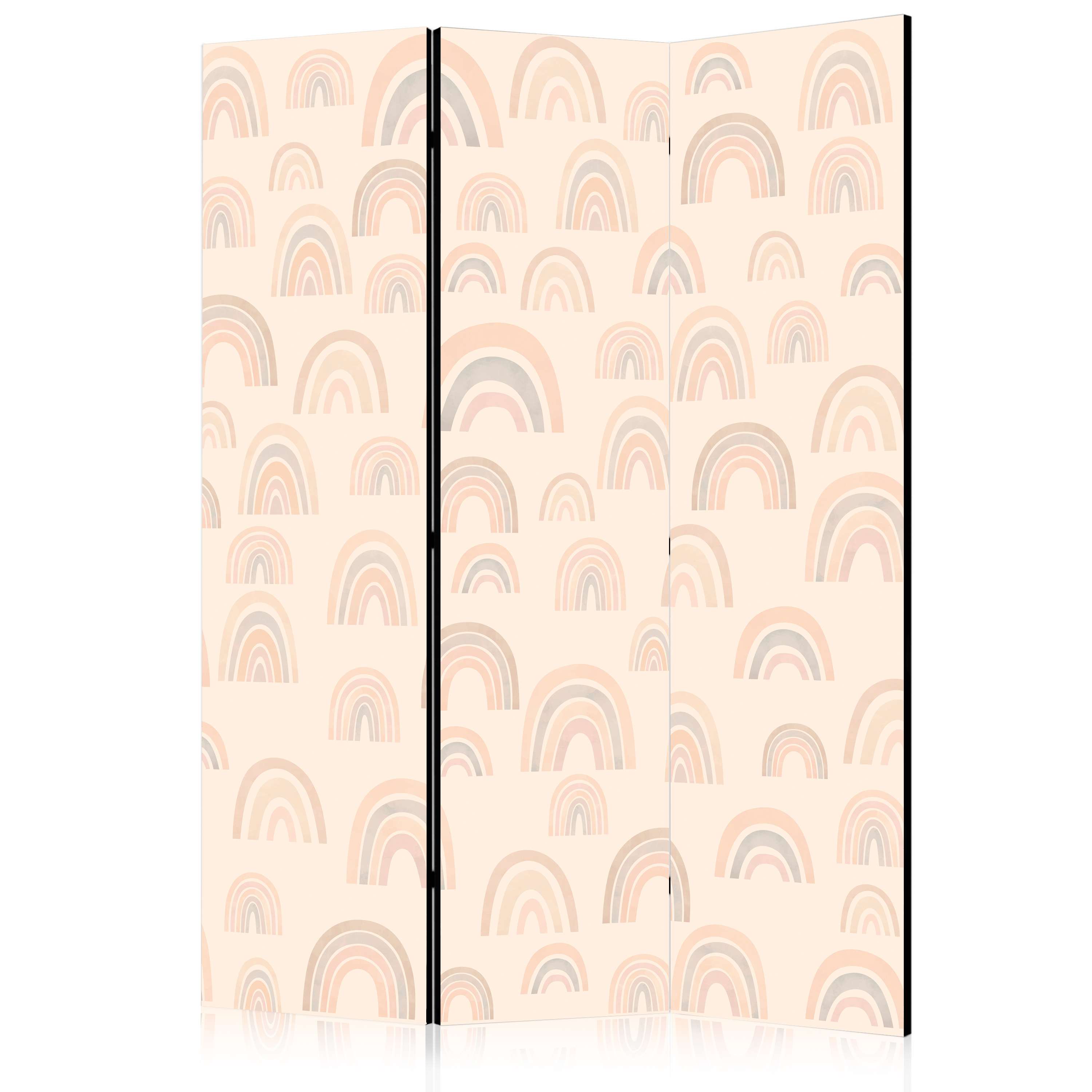 Paravent -arcs-en-ciel De Différentes Tailles - Couleurs Sourdes 135x172