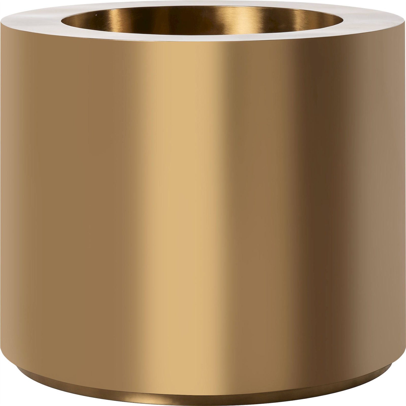 Pot De Fleur Donna 60ø - Or Brossé