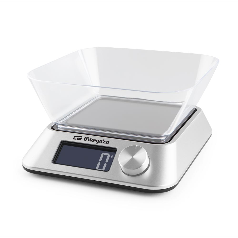 Orbegozo Pc 1030 Argent Comptoir Rectangle Balance De Ménage Électronique