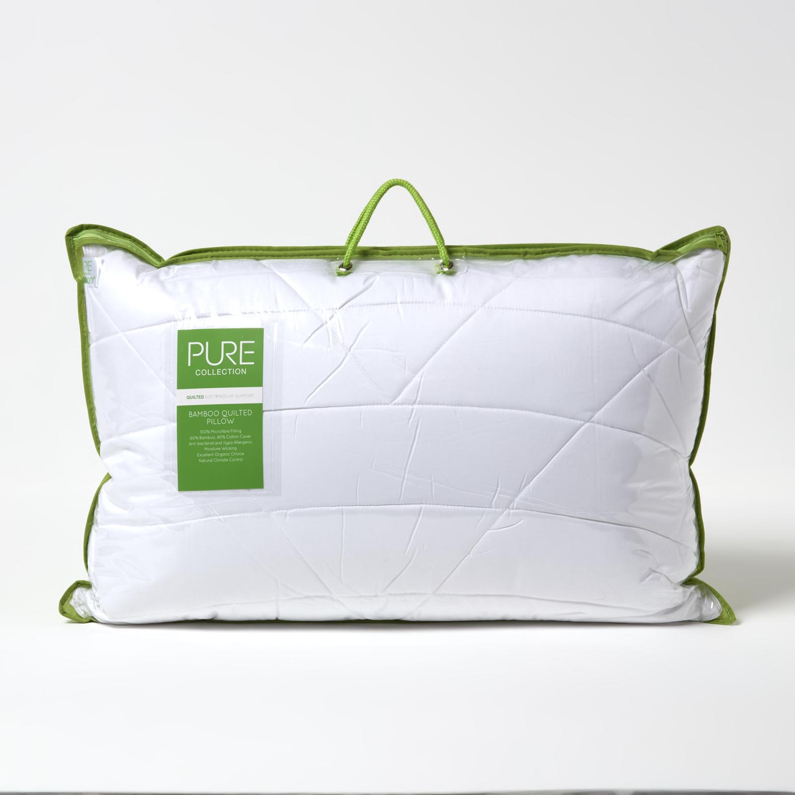 Oreiller 50x75cm - Coton Bio Et Fibre De Bambou - Homescapes