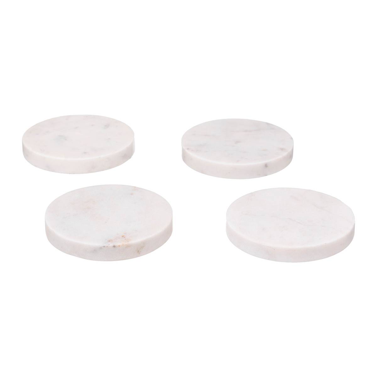 Lot De 4 Dessous De Verre "sublima" D10cm - Sg Secret De Gourmet