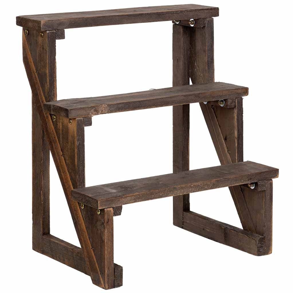 Étagère Échelle En Bois 45x31x50h Cm