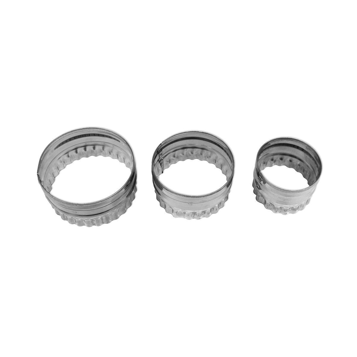 Lot De 3 Ronds Et Cannelés Emporte-pièces