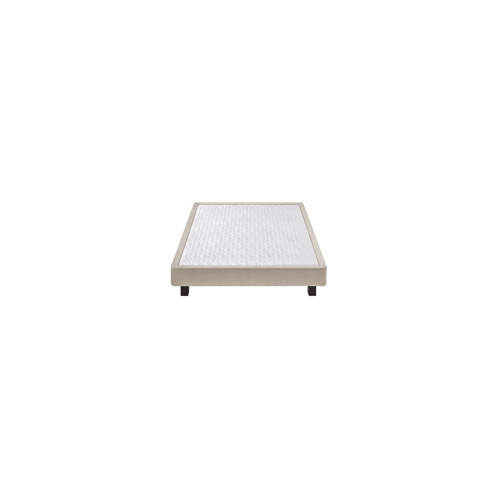 Sommier Tapissier Epeda Celest Sable 100 X 190 Cm 1 Place Beige/crème/amande Zone Bassin Renforcée