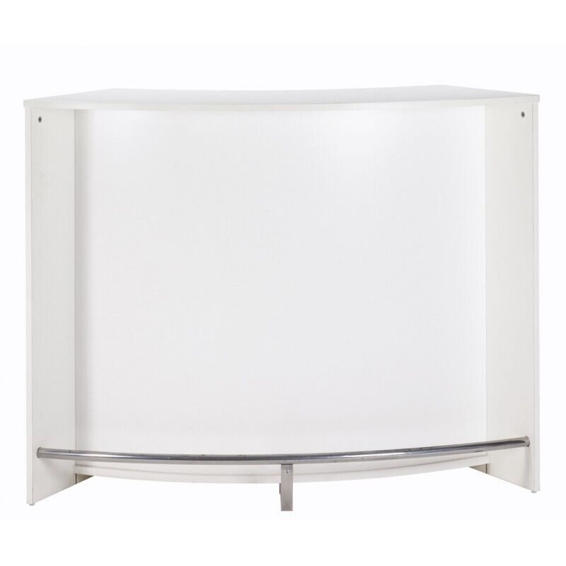 Meuble Bar Beaux Meubles Pas Chers 134,5 Cm Blanc Mdf