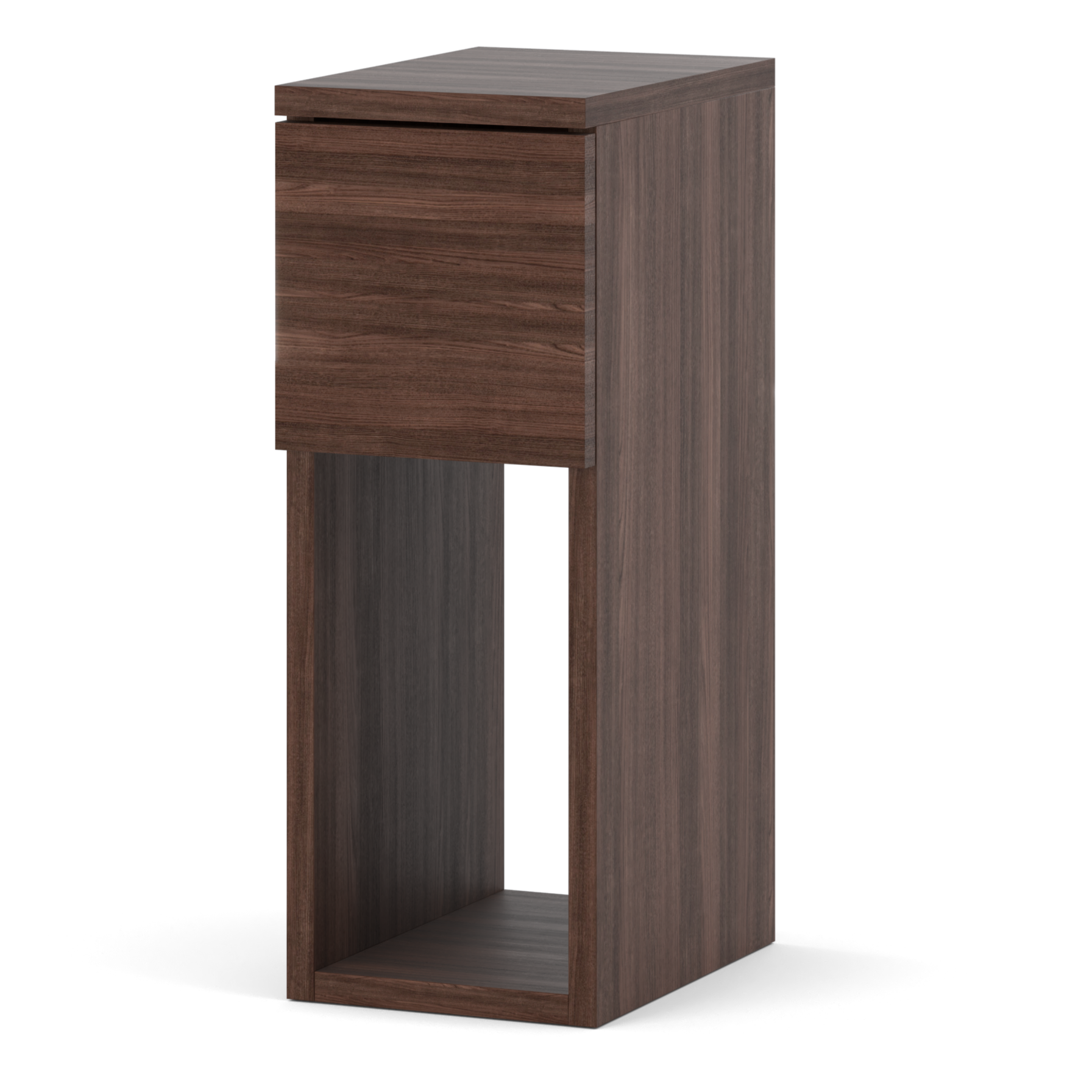 Table De Chevet Étroite 20 Cm Chêne Wengé - Table De Nuit Pour Chambre À Coucher