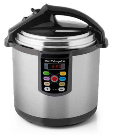 Orbegozo Hpe 8075 8 L 1400 W Noir, Acier Inoxydable