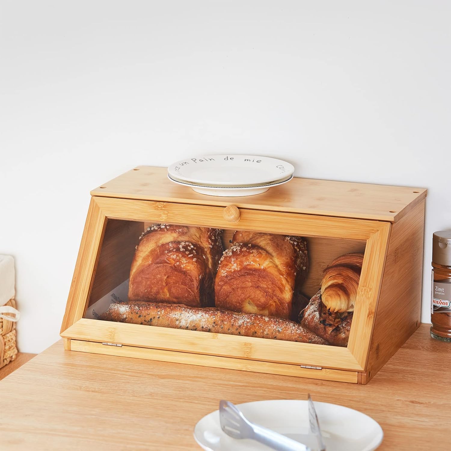Boîte À Pain Eco De Rangement De Cuisine 39 X 25 X 18 Cm