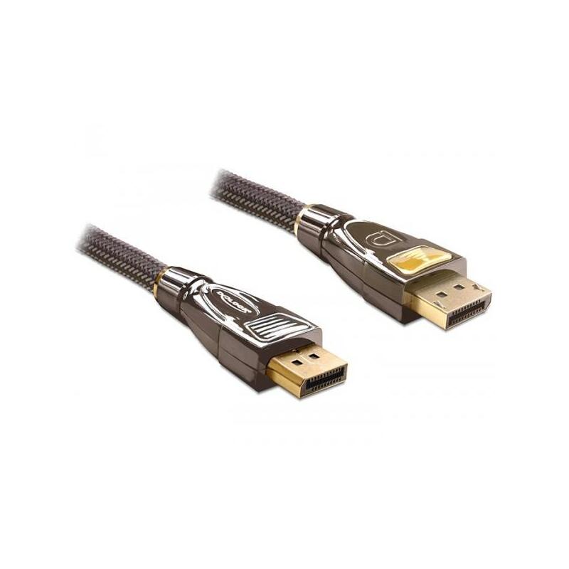 Cable Delock Displayport 1.2 Male Displayport Male 4k 2 M Premium