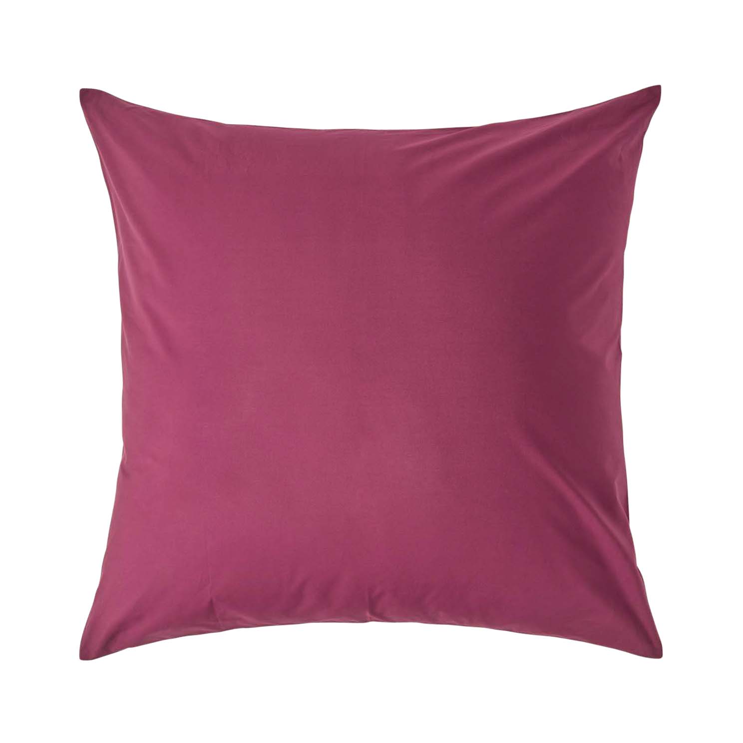 Taie D'oreiller 60x60cm Bordeaux Coton Égyptien 200tc Homescapes