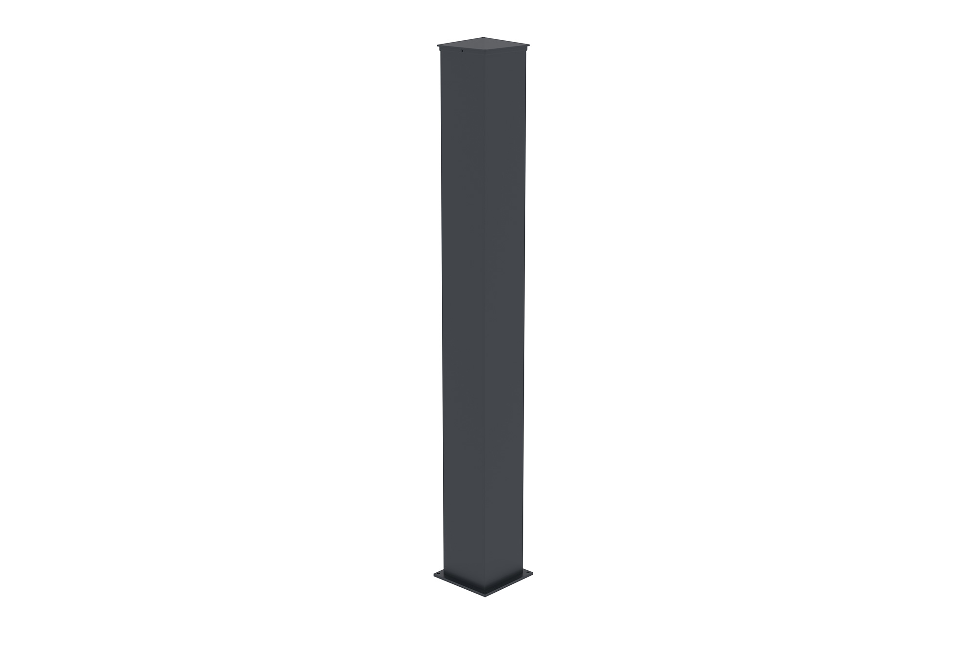 Casanoov Poteau Eifel 20x20 En Aluminium H.190 Cm - Gris Anthracite