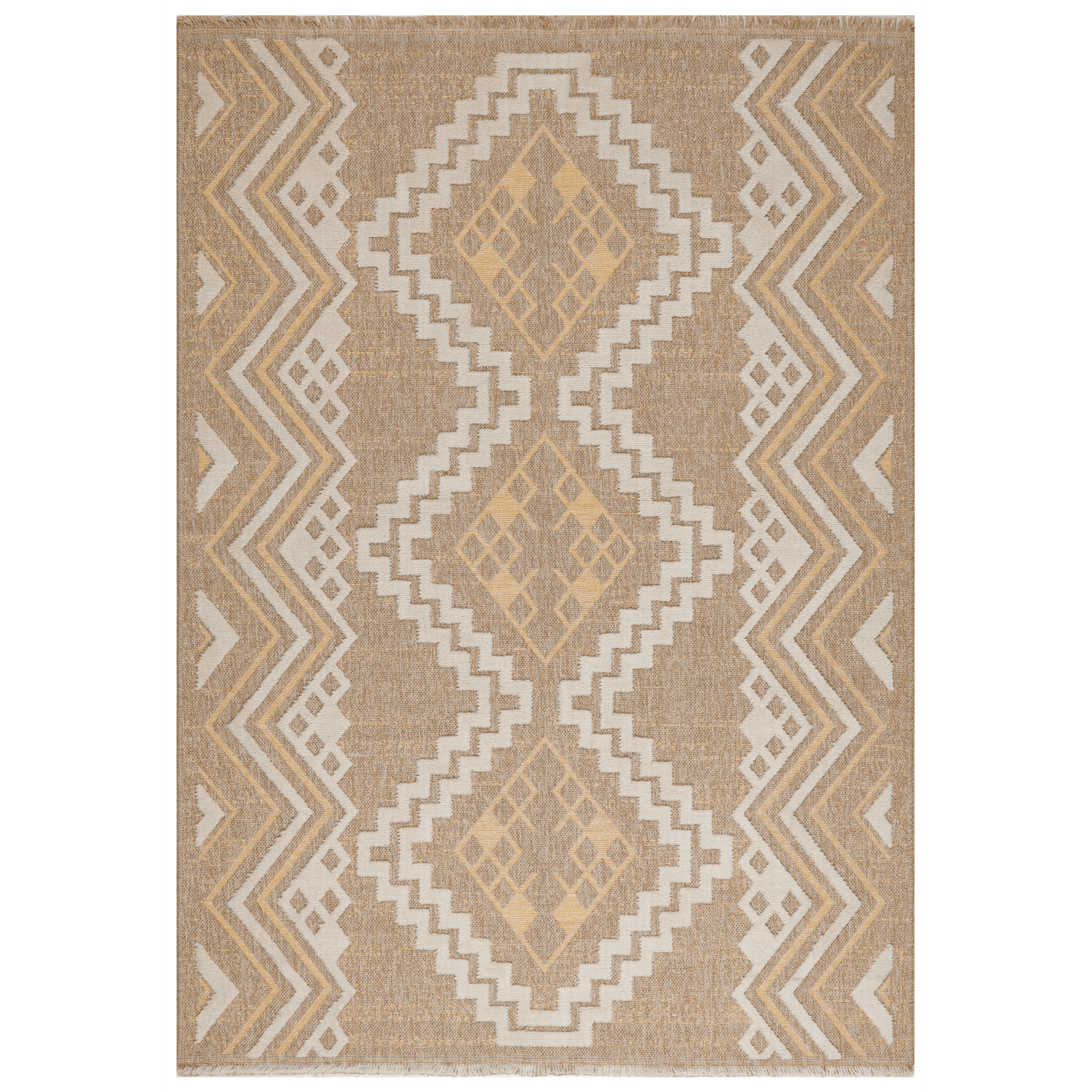Tapis Tissé Extérieur Intérieur Tulum Jute - 60 X 90 Cm