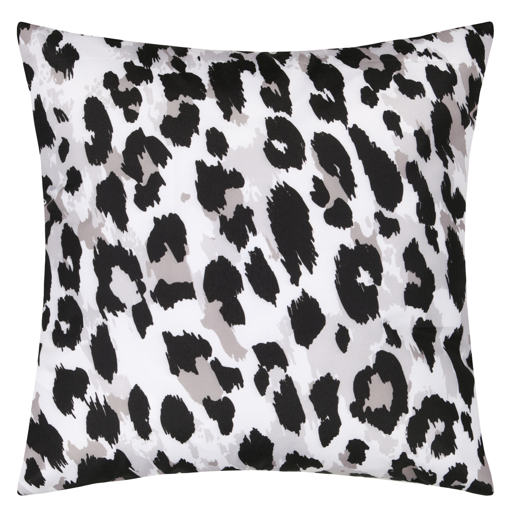 Coussin Motif Léopard Noir 45x45 Cm