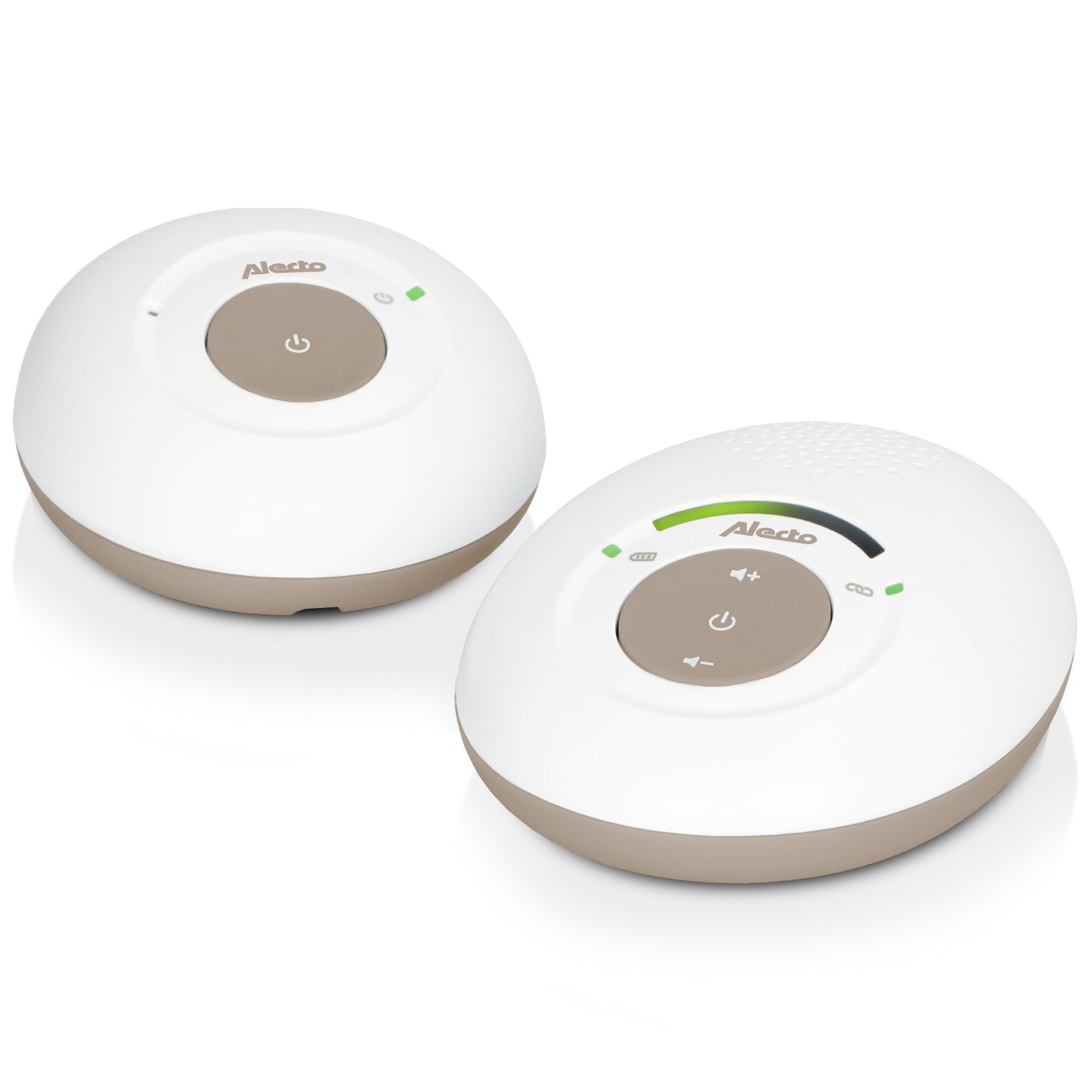 Alecto Dbx110be - Babyphone Full Eco Dect, Blanc/taupe